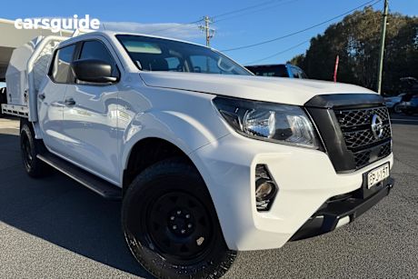 White 2021 Nissan Navara Ute Tray ST R