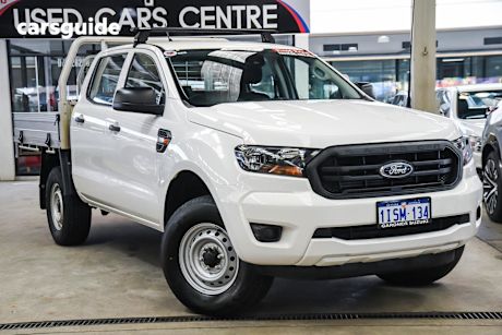 White 2022 Ford Ranger Ute Tray XL 4X4