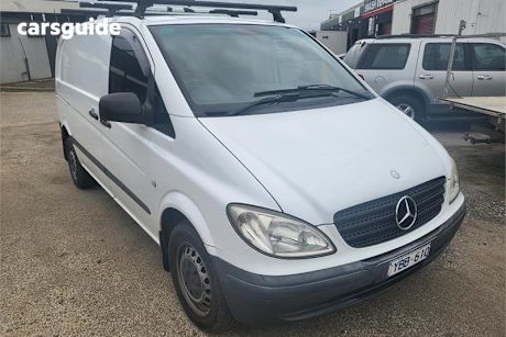 White 2010 Mercedes-Benz Vito Van 111Cdi Compact