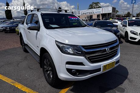 White 2018 Holden Colorado Ute Tray LTZ R