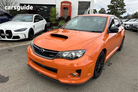 Orange 2012 Subaru Impreza Sedan WRX CLUB SPEC 4WD