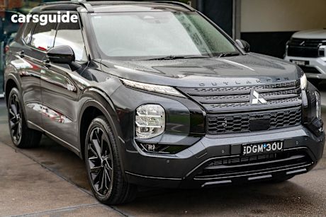 Grey 2024 Mitsubishi Outlander SUV PHEV GSR 4X4