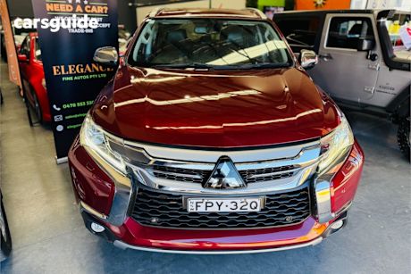 Red 2017 Mitsubishi Pajero Sport Wagon Exceed (4X4) 7 Seat