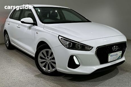 White 2018 Hyundai I30 Hatch GO F