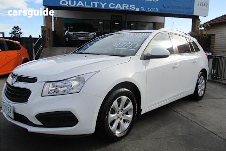 White 2016 Holden Cruze Sportswagon Cd
