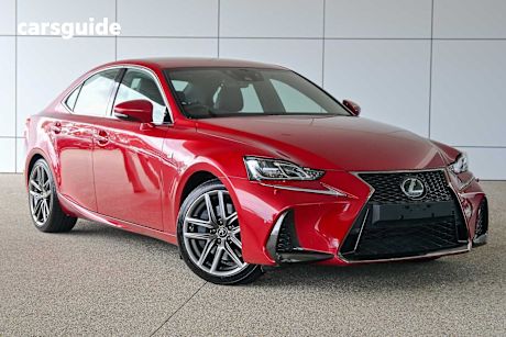 Red 2018 Lexus IS Sedan IS350 F SPORT R