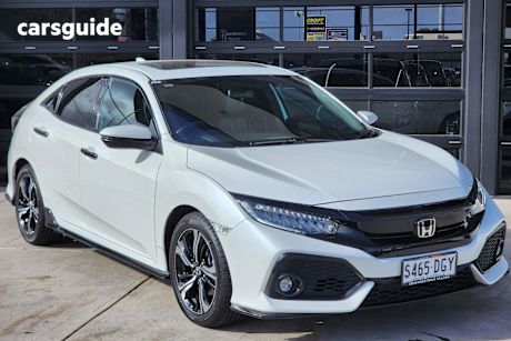 White 2018 Honda Civic Hatch RS F