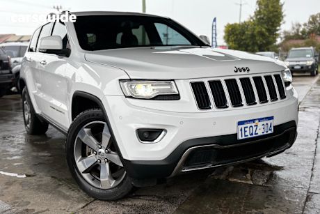 White 2014 Jeep Grand Cherokee SUV LIMITED 4X4