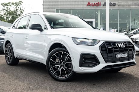 White 2024 Audi Q5 Wagon 40 Tdi Quattro Sport Mhev