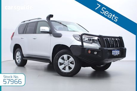 Silver 2023 Toyota Landcruiser Prado Wagon Gxl