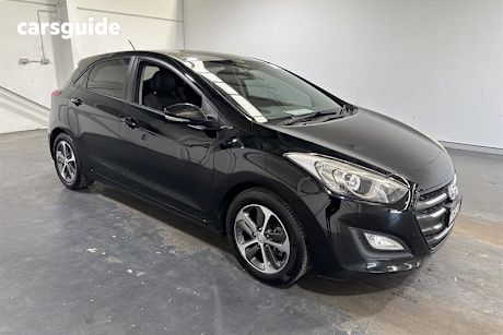 Black 2015 Hyundai I30 Hatchback Active X