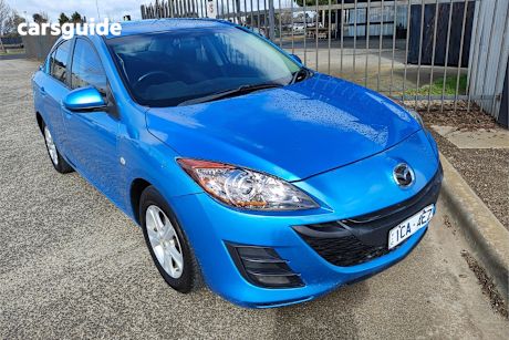 Blue 2011 Mazda Mazda3 Sedan MAXX F