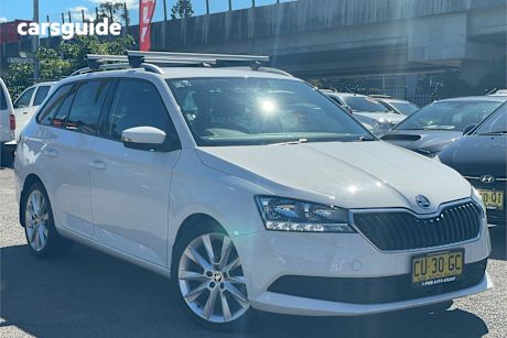 White 2019 Skoda Fabia SUV 81TSI F