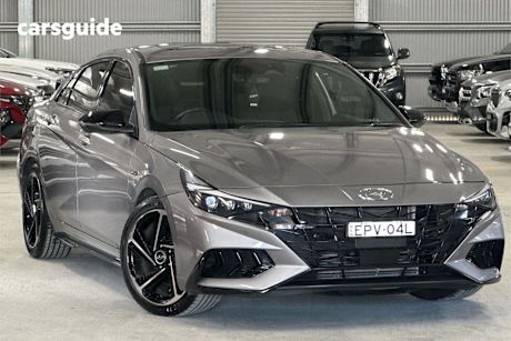 Grey 2021 Hyundai I30 Sedan N LINE PREMIUM F
