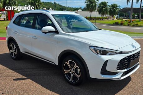 White 2025 MG ZS SUV EXCITE HYBRID+ F