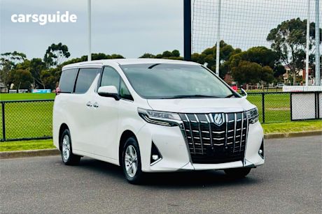 White 2021 Toyota Alphard Commercial X
