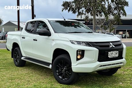 White 2021 Mitsubishi Triton Ute Tray GLX-R R