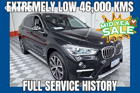 Black 2019 BMW X1 SUV XDRIVE25I 4WD