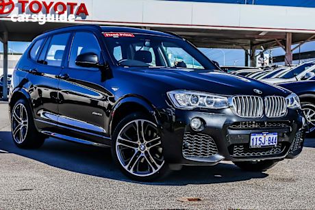 Black 2015 BMW X3 Wagon Xdrive 30D