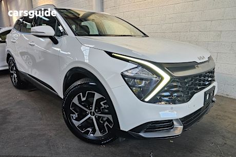 White 2022 Kia Sportage SUV SX 4WD