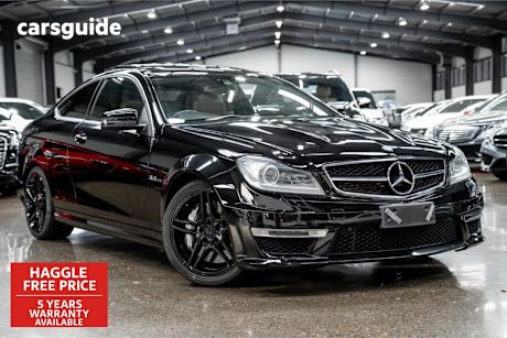 Black 2013 Mercedes-Benz C-CLASS Coupe C63 AMG R