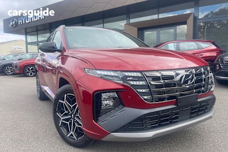 Red 2023 Hyundai Tucson Wagon Highlander (Fwd)