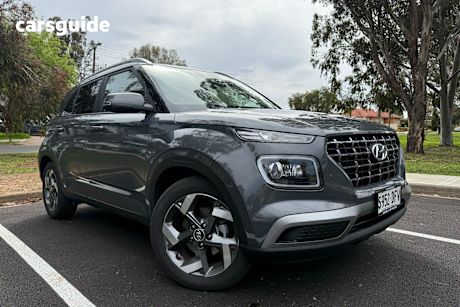 Grey 2025 Hyundai Venue Wagon Elite (Black) Sunroof