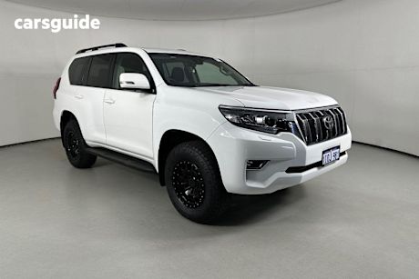 White 2022 Toyota Landcruiser Prado Wagon Gxl