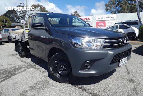 Grey 2022 Toyota Hilux Ute Tray WORKMATE
