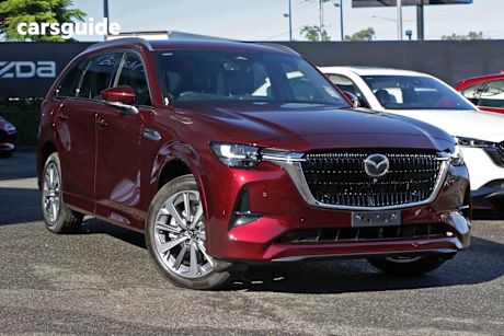 Red 2025 Mazda CX-80 Wagon P50E Azami