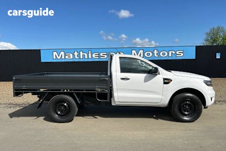 White 2021 Ford Ranger Ute Tray XL 4X4