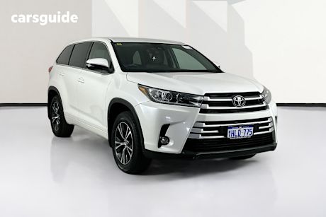 White 2019 Toyota Kluger Wagon Gx (4X2)