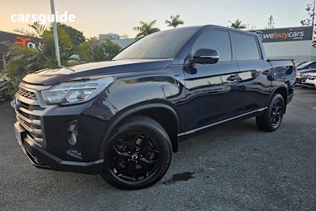 Blue 2021 Ssangyong Musso Ute Tray ULTIMATE 4X4