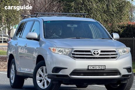 Silver 2012 Toyota Kluger SUV KX-R F