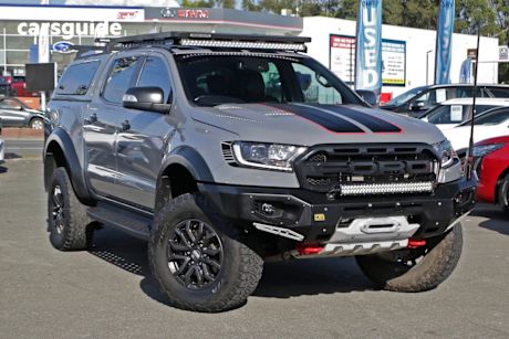 Grey 2021 Ford Ranger Ute Tray RAPTOR 4X4