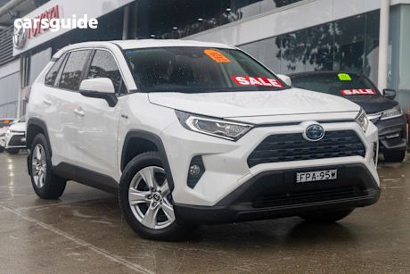 White 2020 Toyota RAV4 SUV GX F