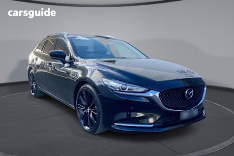 Black 2022 Mazda 6 Wagon Gt Sp