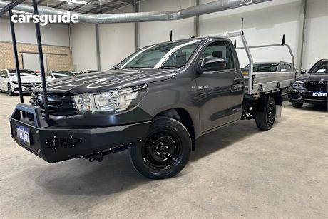 Grey 2024 Toyota Hilux Ute Tray WORKMATE