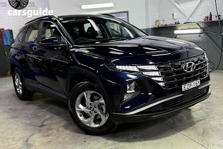 Blue 2023 Hyundai Tucson SUV F