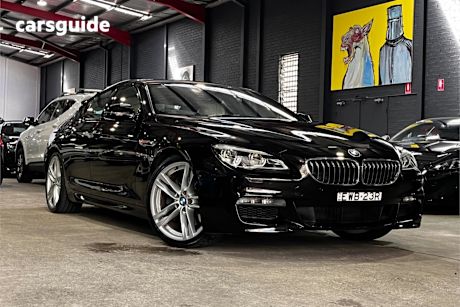 Black 2016 BMW 6 Series Sedan 640I R