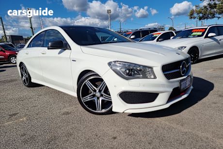 White 2014 Mercedes-Benz CLA Coupe 250 SPORT 4MATIC 117