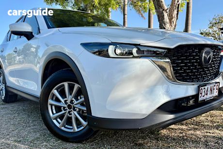 White 2022 Mazda CX-5 SUV G25 MAXX SPORT F