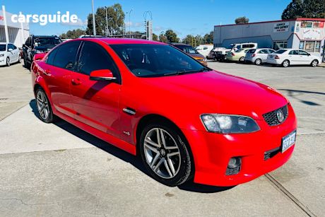 Red 2011 Holden Commodore Sedan SV6 R