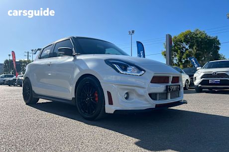 White 2022 Suzuki Swift Hatchback Sport Turbo