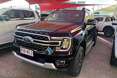 Black 2024 Ford Ranger Ute Tray PLATINUM 4X4