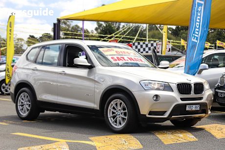 Silver 2011 BMW X3 SUV XDRIVE20D 4X4
