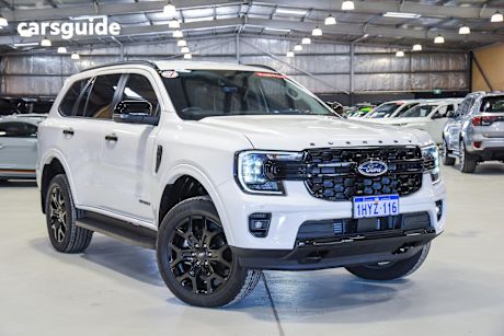 White 2023 Ford Everest SUV SPORT 4X4