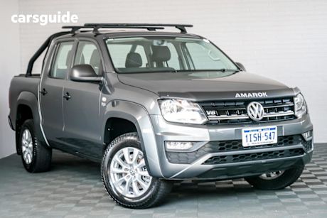 Grey 2021 Volkswagen Amarok Dual Cab Utility Tdi550 V6 Core 4Motion