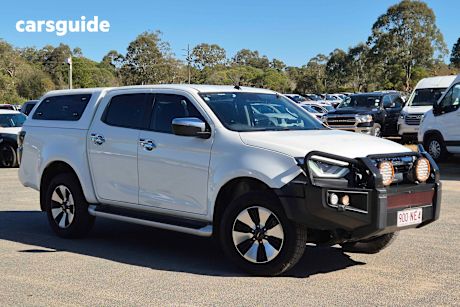 White 2020 Isuzu D-MAX Ute Tray LS-U HIGH RIDE R
