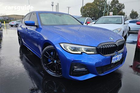 Blue 2019 BMW 3 Sedan 330I M SPORT R